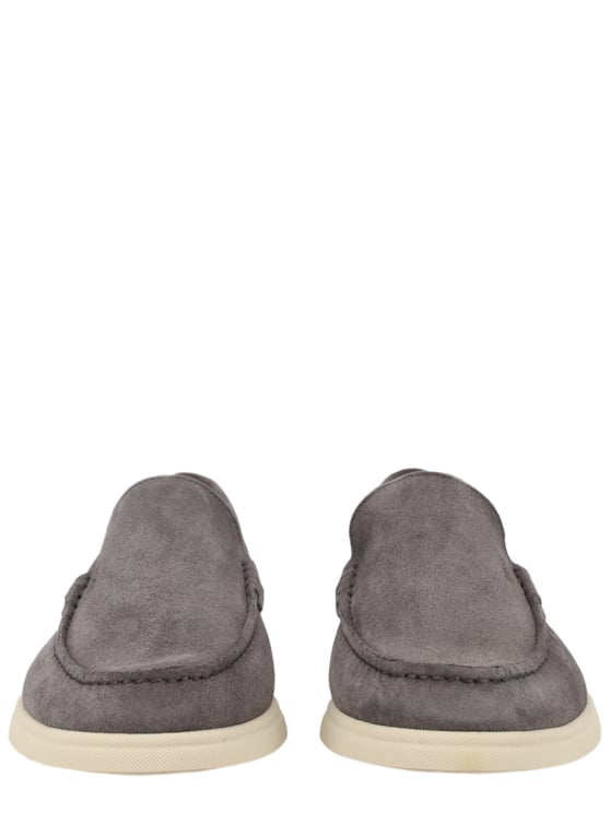 Boss Boss Cow Suede Textured Loafers