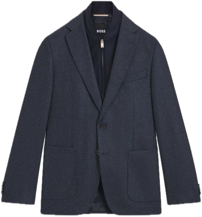 Boss H-Hutson-Bib-254 Dark Blue