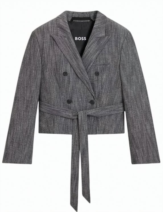 Boss Jelsia Double Breasted Belted Blazer