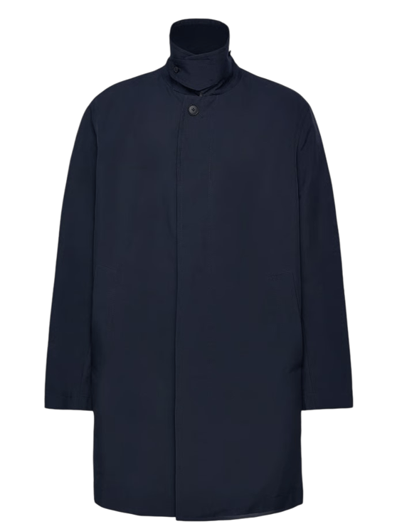 Boss Blue Roll Collar Jacket