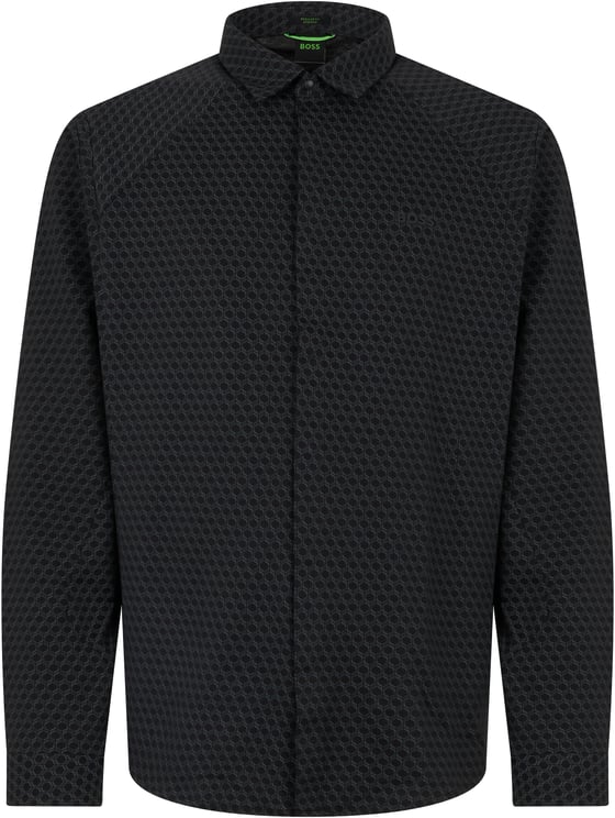 Boss Printed cotton shirt