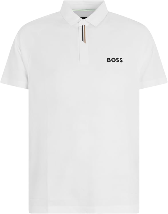 Boss Cotton polo with short sleeves