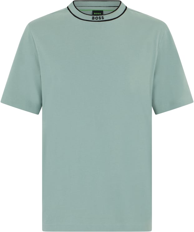 Boss Pastel green T-shirt in soft cotton