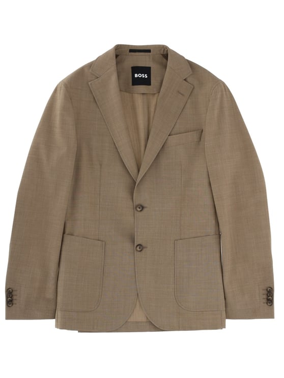 Boss P-Hanry Wool Blend Weave Blazer