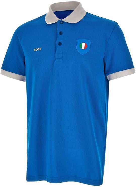 Boss T-Shirts And Polos Light Blue