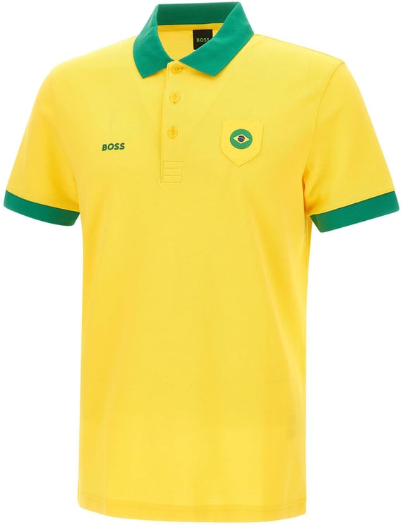 Boss T-Shirts And Polos Yellow