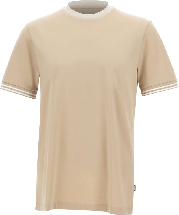Boss T-Shirts And Polos Beige
