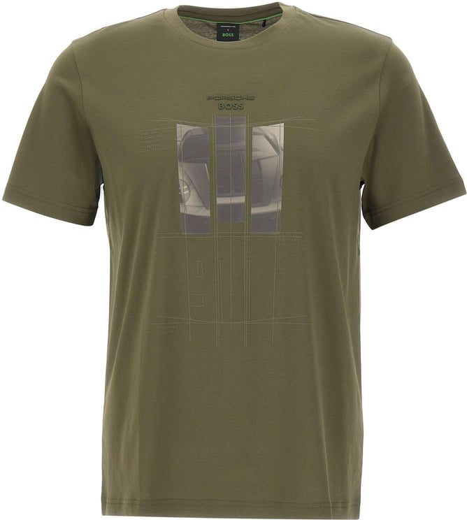 Boss T-Shirts And Polos Green