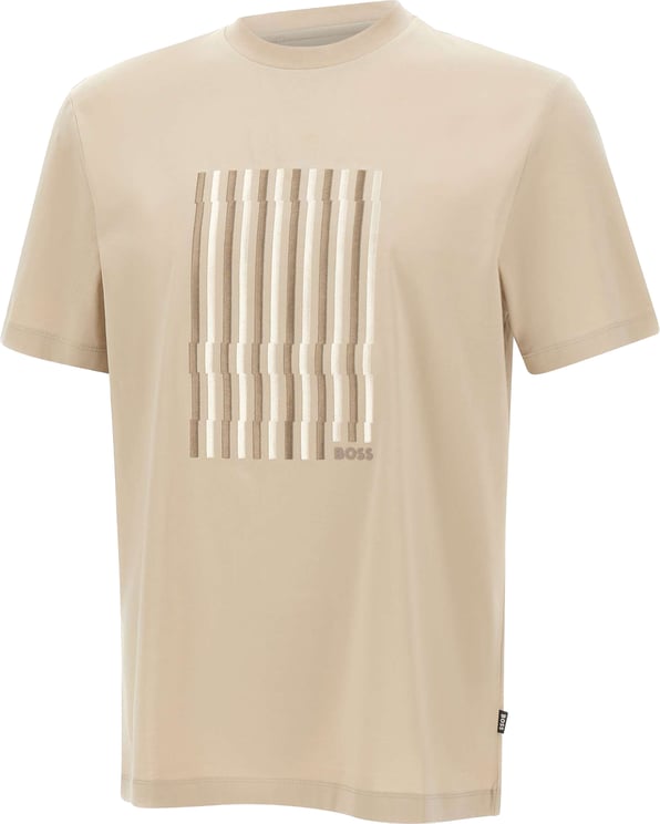 Boss T-Shirts And Polos Beige