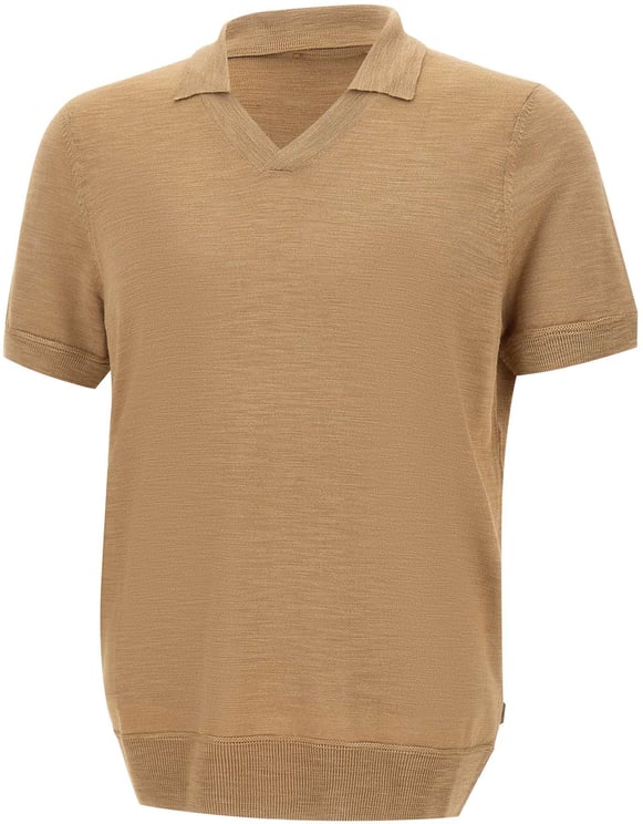 Boss T-Shirts And Polos Beige
