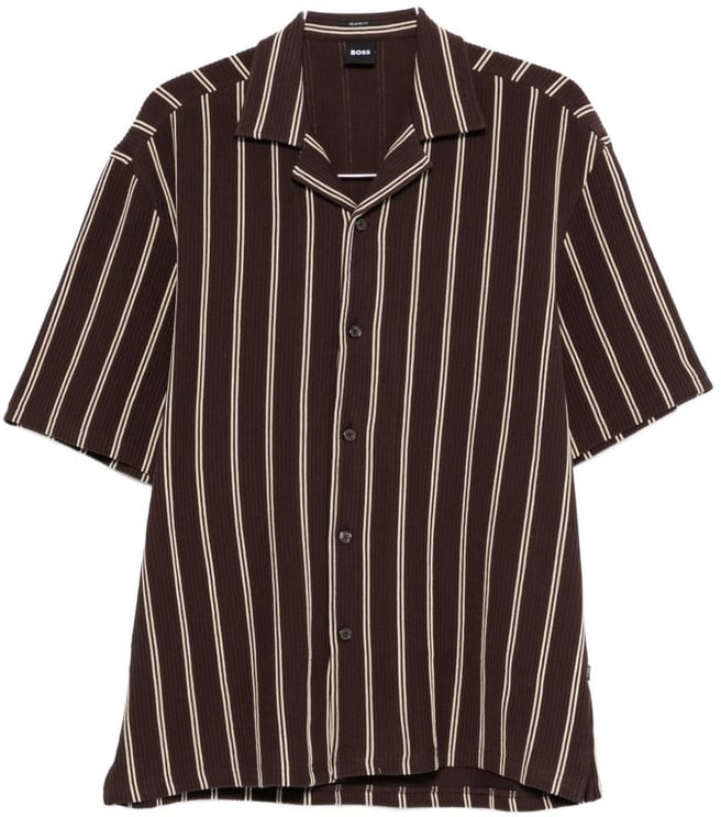 Boss Shirts Dark Brown