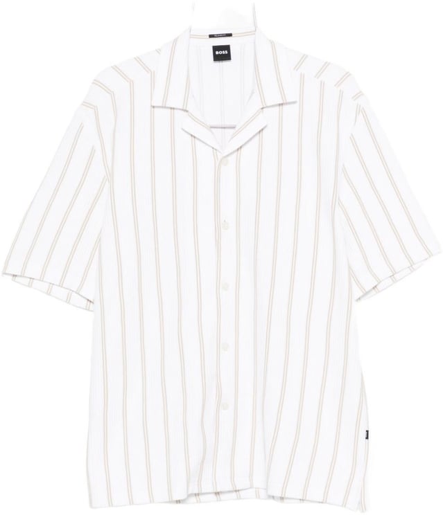 Boss Shirts Open Beige