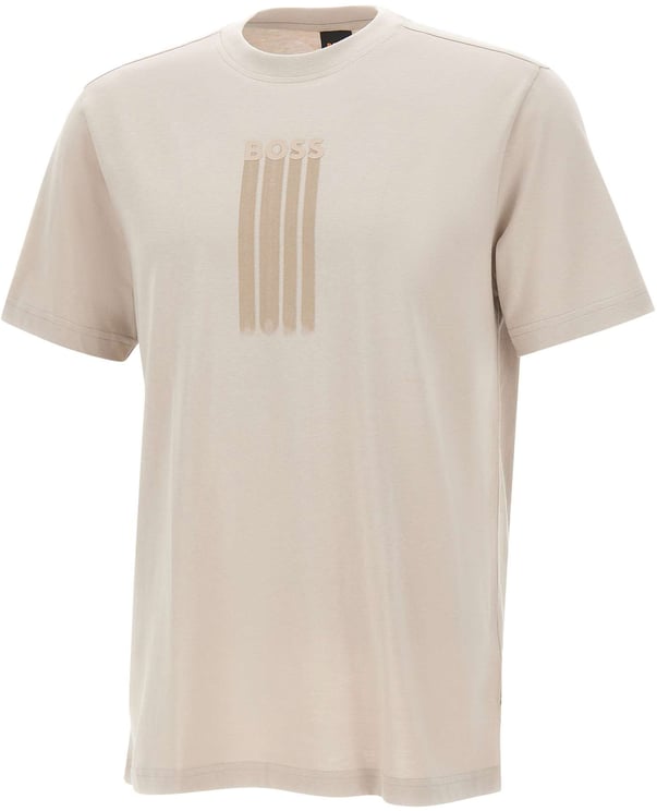 Boss T-Shirts And Polos Beige