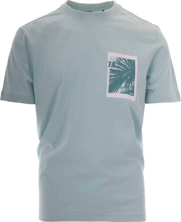 Boss T-Shirts And Polos Turquoise/Aqua