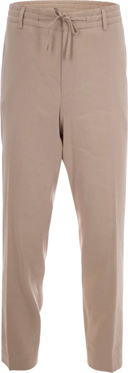 Boss Trousers Open Beige