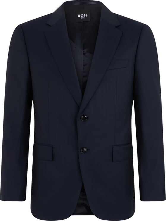 Boss Single-breasted wool jacket
