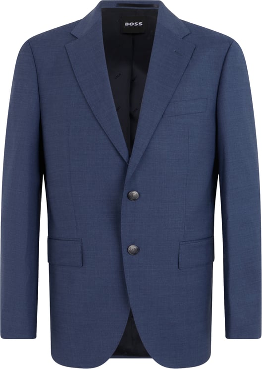 Boss Single-breasted wool blazer