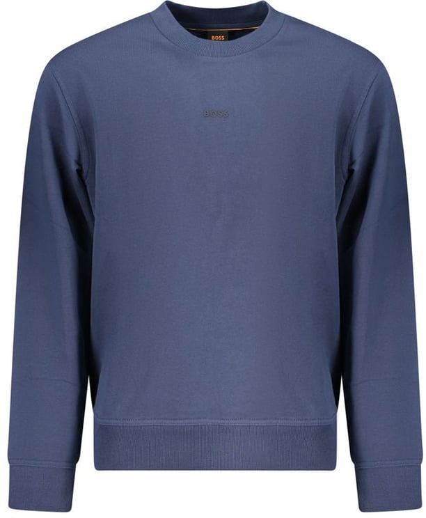 Boss Hugo Boss Blue Cotton Men's Sweatshirt