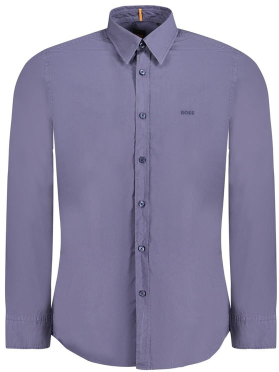 Boss Hugo Boss Blue Cotton Men Shirt