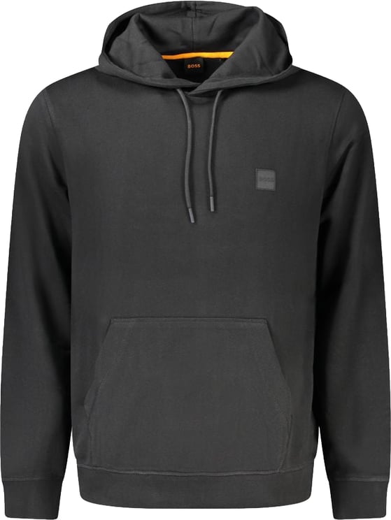 Boss Hugo Boss Black Cotton Men's Hooded Sweatshirt