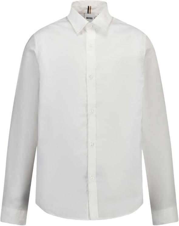 Boss Boss Kinder Jongens Blouse In Wit