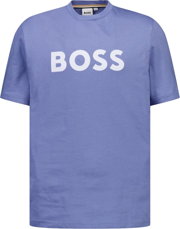 Boss Boss Kinder Jongens T-Shirt In Blauw