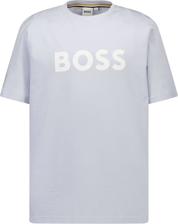 Boss Boss Kinder Jongens T-Shirt In Licht Blauw