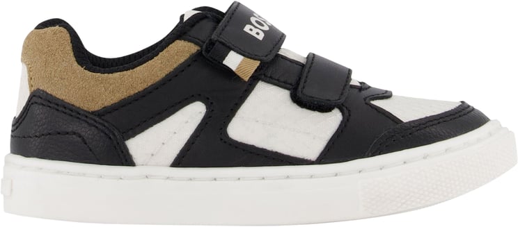 Boss Boss Jongens Sneakers In Zwart