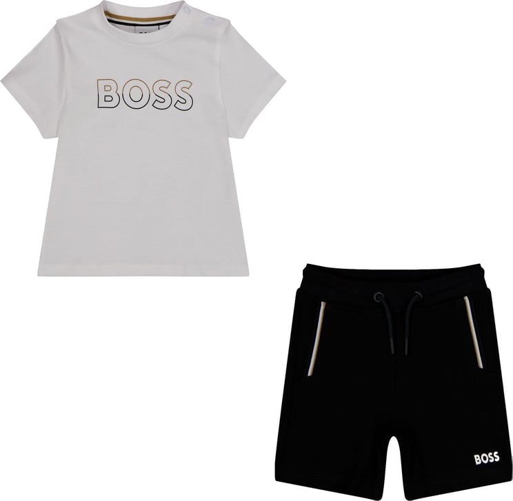 Boss Boss Baby Jongens Setje In Zwart