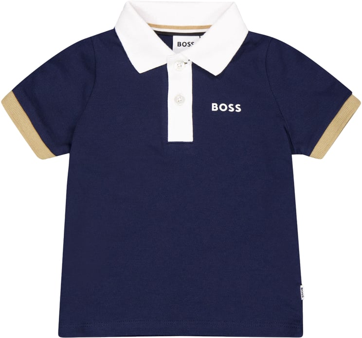 Boss Boss Baby Jongens Polo In Navy