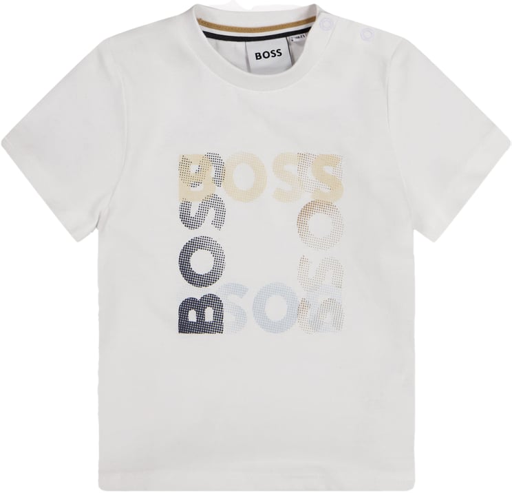 Boss Boss Baby Jongens T-Shirt In Wit