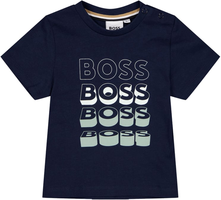 Boss Boss Baby Jongens T-Shirt In Navy