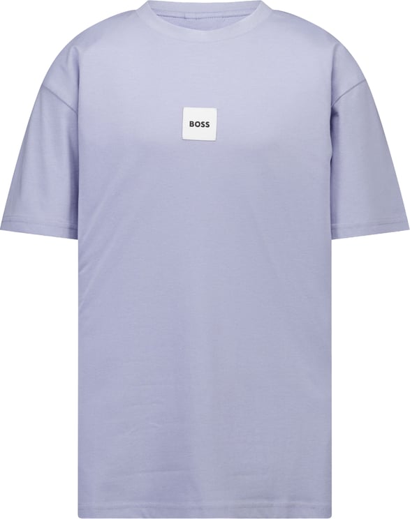 Boss Boss Kinder Jongens T-Shirt In Blauw