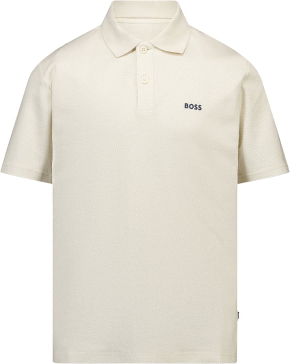 Boss Boss Kinder Jongens Polo In Licht Beige