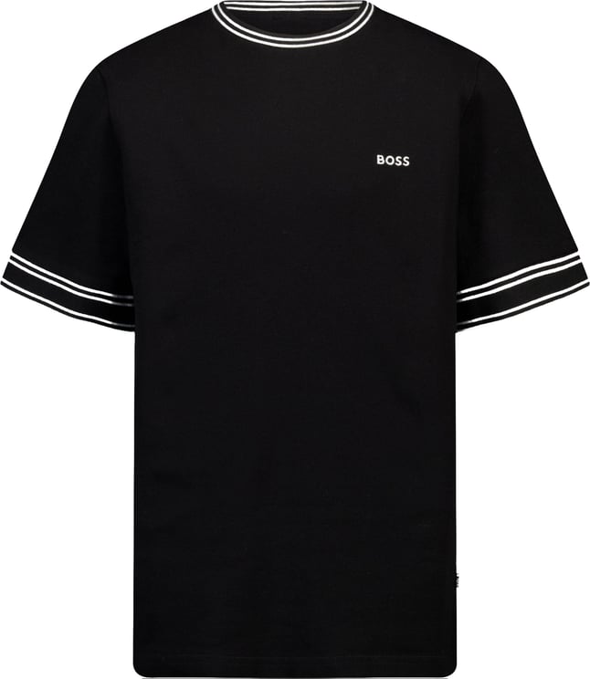 Boss Boss Kinder Jongens T-Shirt In Zwart