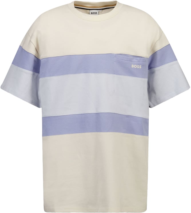 Boss Boss Kinder Jongens T-Shirt In Licht Beige