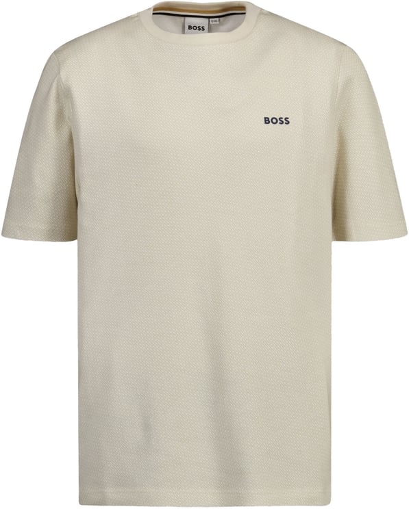Boss Boss Kinder Jongens T-Shirt In Licht Beige