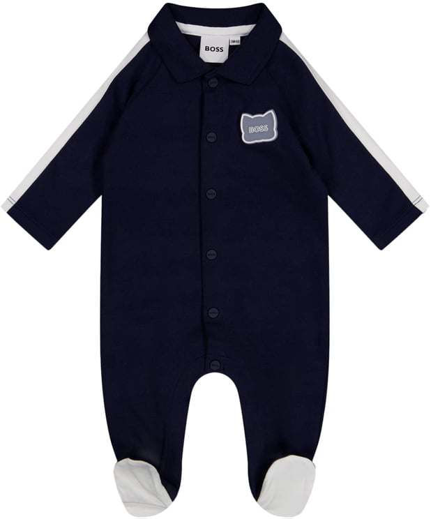 Boss Boss Baby Jongens Boxpakje In Navy