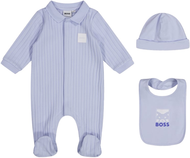 Boss Boss Baby Jongens Boxpakje In Licht Blauw