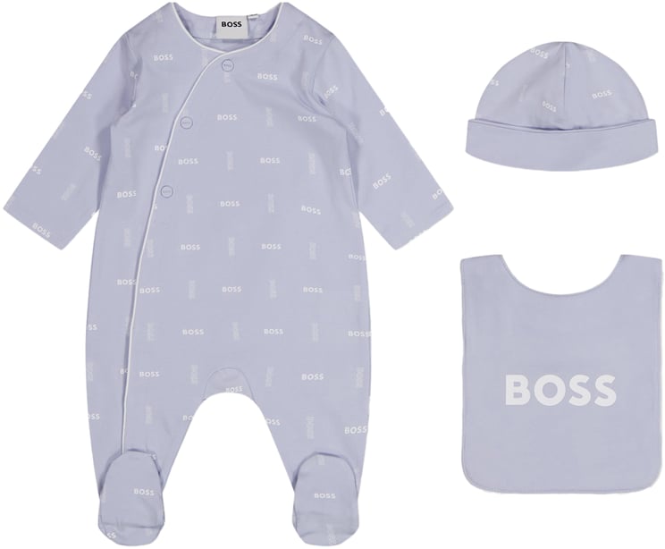 Boss Boss Baby Jongens Boxpakje In Licht Blauw