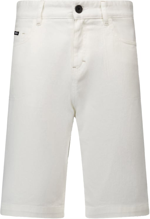 Boss Boss Kinder Jongens Shorts In Wit