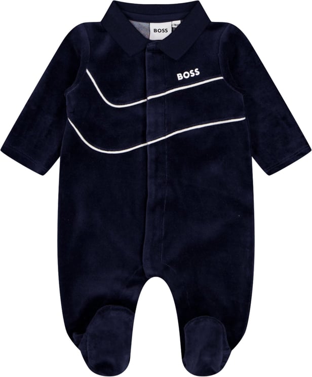 Boss Boss Baby Jongens Boxpakje In Navy