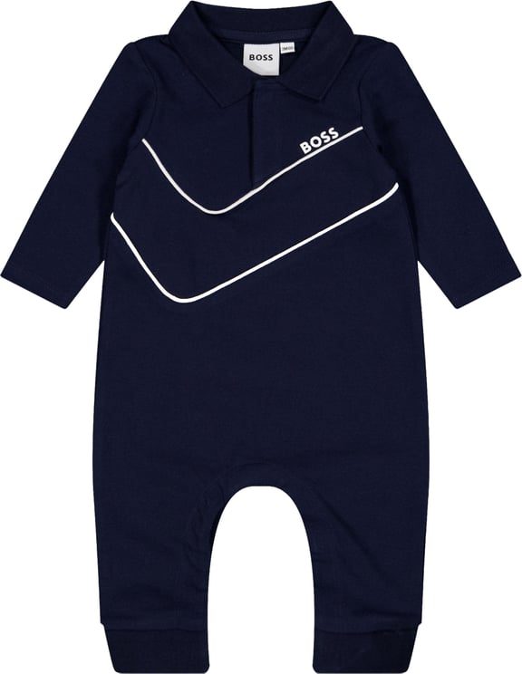 Boss Boss Baby Jongens Boxpakje In Navy