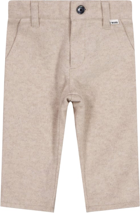 Boss Boss Baby Jongens Broek In Beige