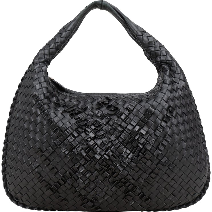 Bottega Veneta Bottega Veneta Intrecciato Leather Cervo Frayed Belly Hobo Shoulder Bag