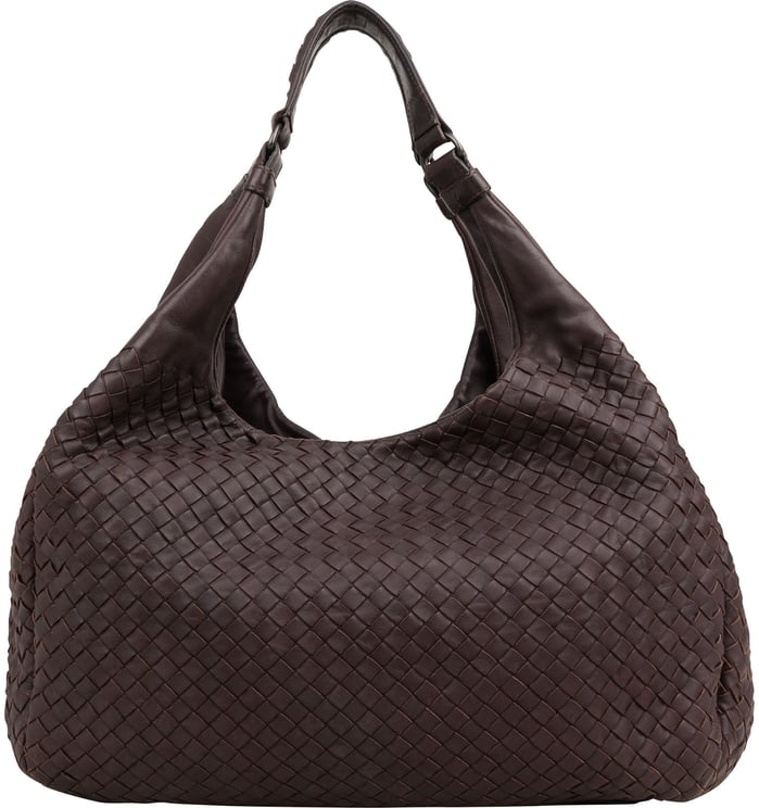 Bottega Veneta Bottega Intrecciato Leather Hobo Shoulder Bag