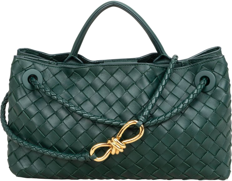 Bottega Veneta Bottega Veneta Intrecciato Leather East-West Andiamo Crossbody Handbag