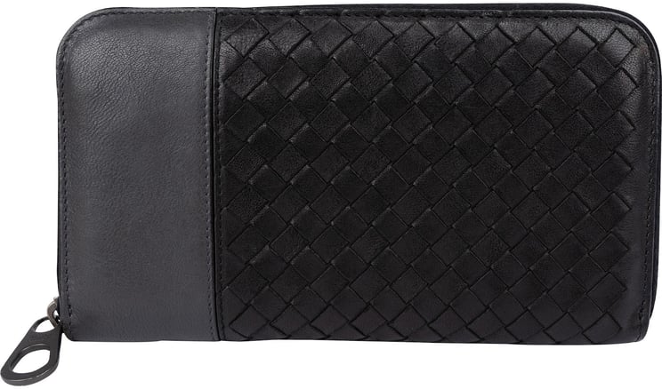 Bottega Veneta Bottega Veneta Intrecciato Leather Zip Around Wallet