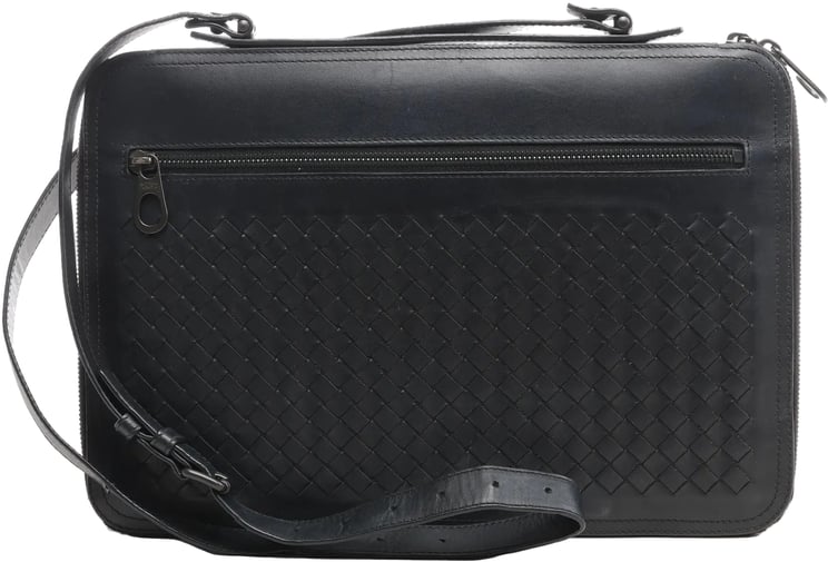 Bottega Veneta Bottega Veneta Intrecciato Crossbody Bag in Black