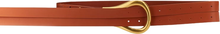 Bottega Veneta Double Belt with Smooth Texture and Minimalist Design